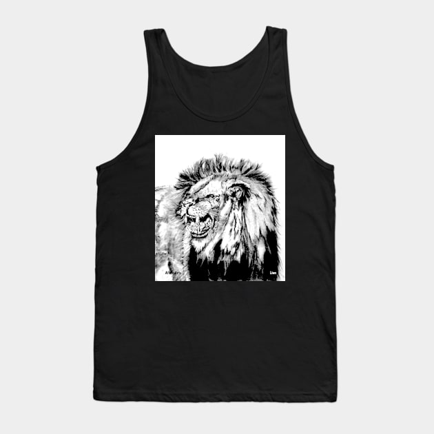 Lion - King of the jungle Tank Top by AllansArts